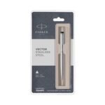 Parker Vector Stainless Steel Ball Pen With Stainless Steel