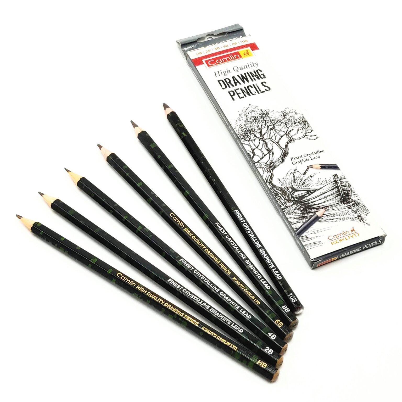 Camlin Drawing Pencils 172 Mm Lenght Each Set Of 6 Pencils